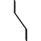 Ekena Millwork Premium Z-Brackets for Barn Door Track (set of 2), Arch Bronze GB6001TZAB - alternate 5